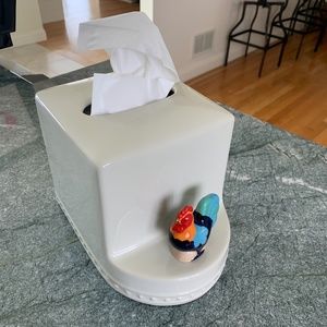 Nora Fleming tissue box cover